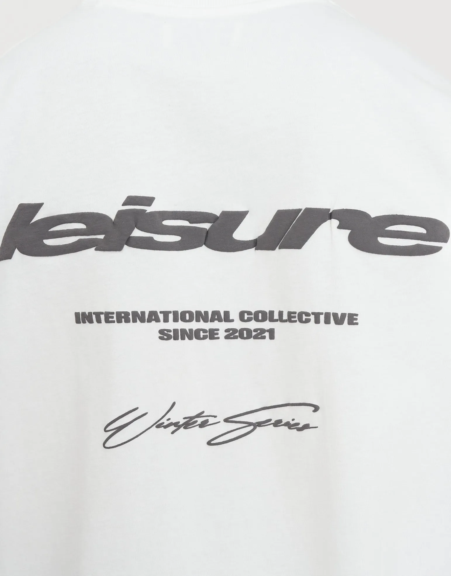 Leisure Relaxed Fit T Shirt in Pewter Grey