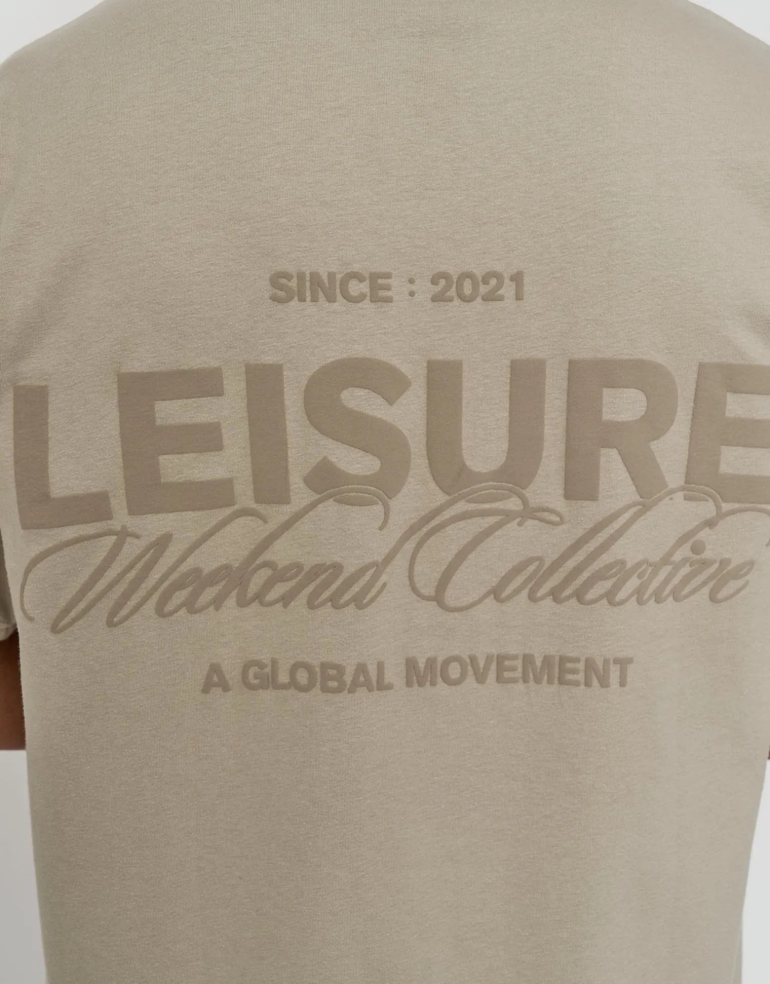 Leisure Weekend Collective Relaxed Fit T Shirt in Radish