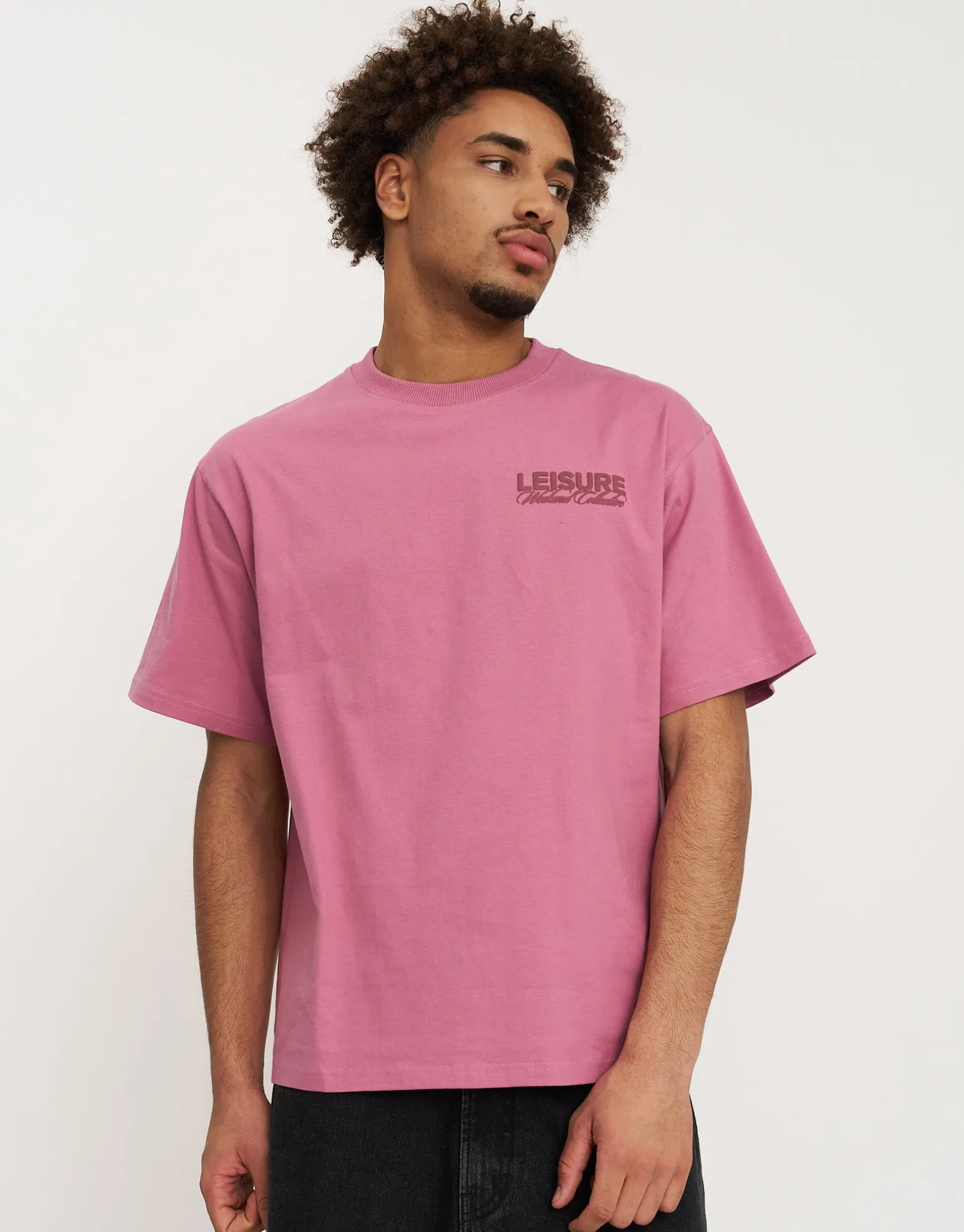 Leisure Weekend Collective Relaxed Fit T Shirt in Radish