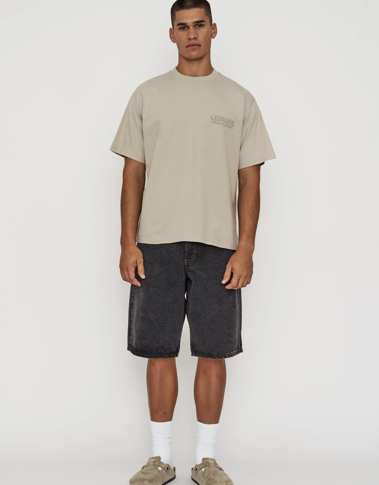 Leisure Weekend Collective Relaxed Fit T Shirt in Radish
