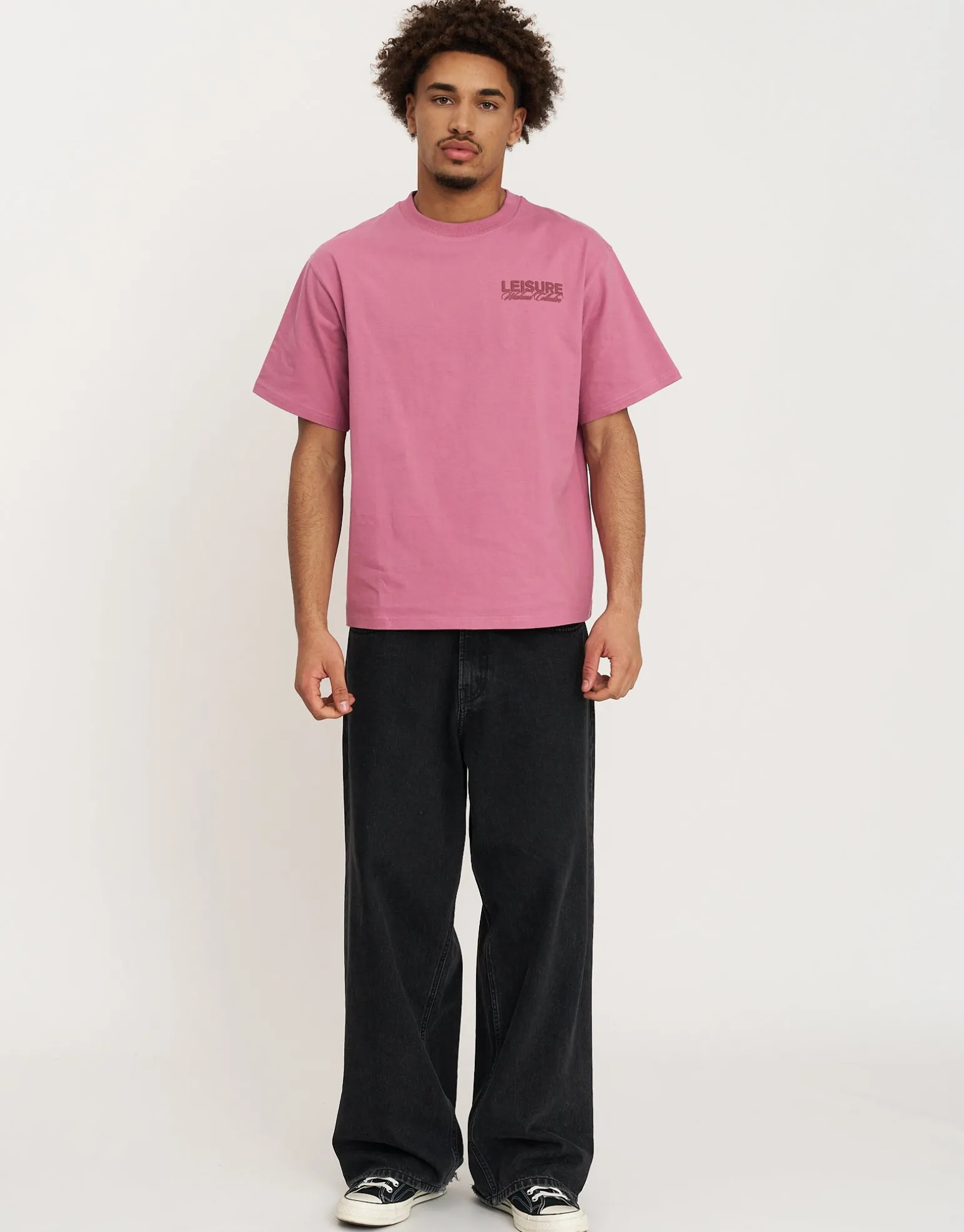 Leisure Weekend Collective Relaxed Fit T Shirt in Radish