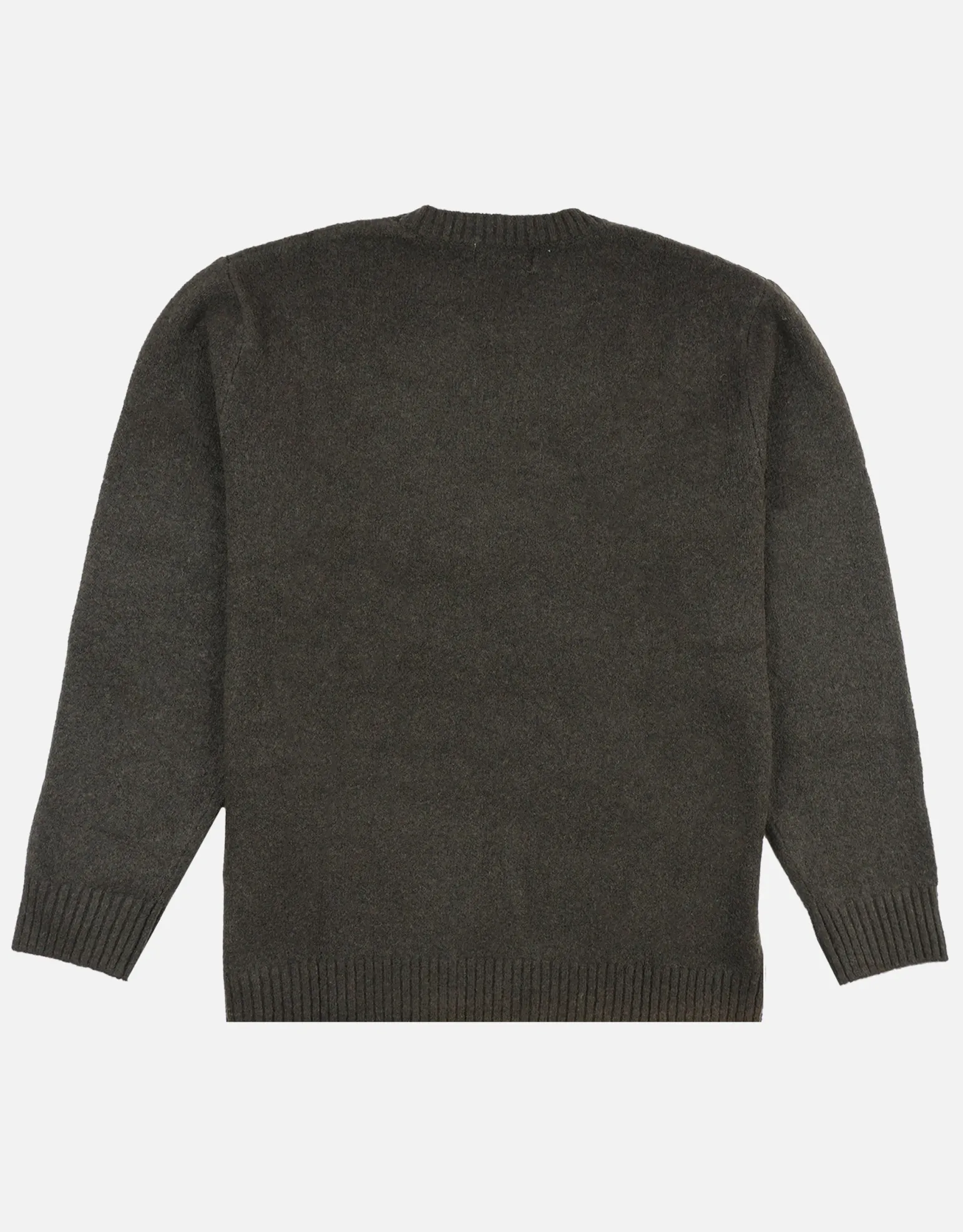 Melange Crew Neck Knit in Khaki