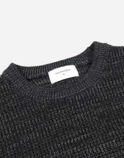 Melange Crew Neck Knit in Khaki