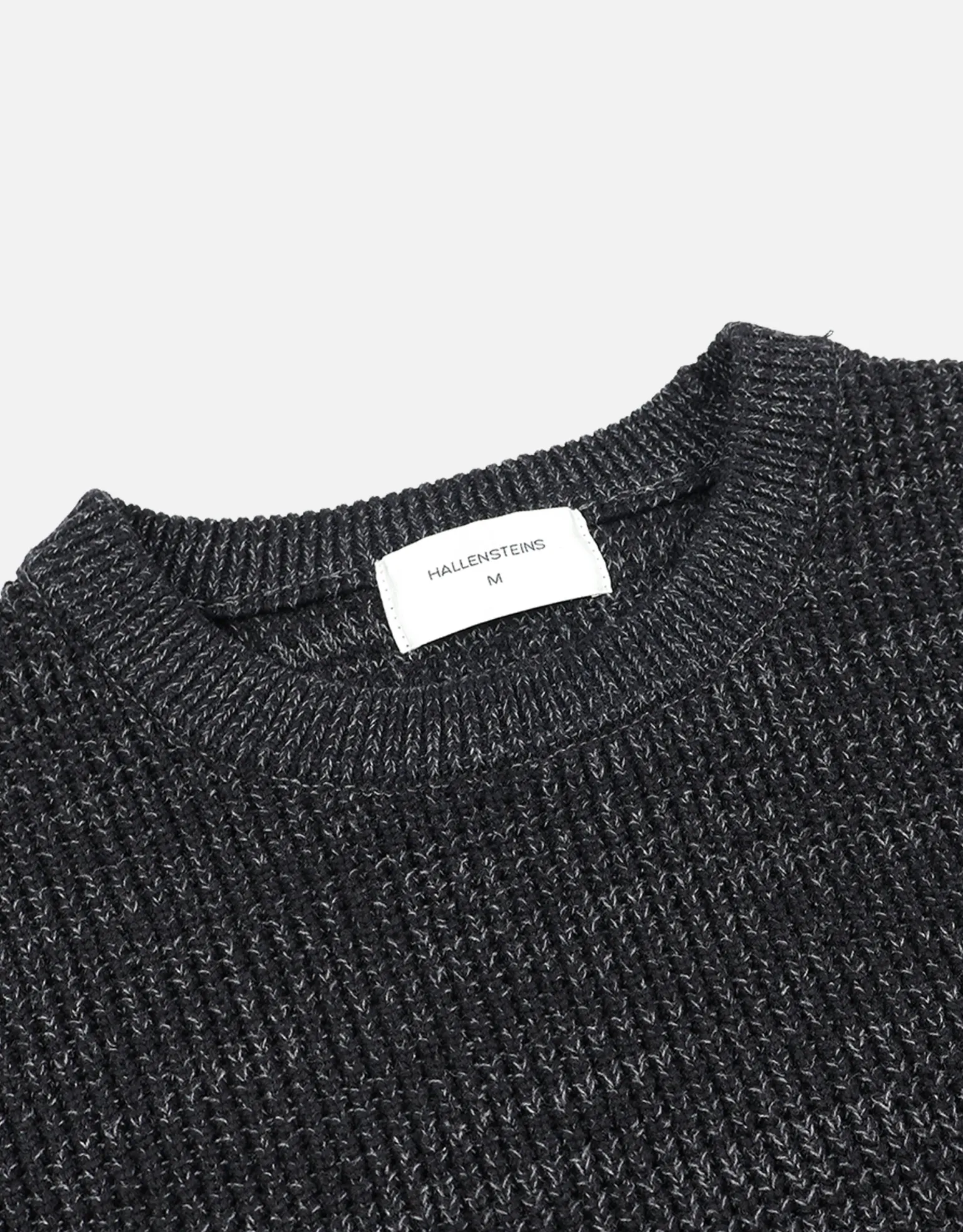 Melange Crew Neck Knit in Khaki