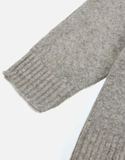 Melange Crew Neck Knit in Khaki