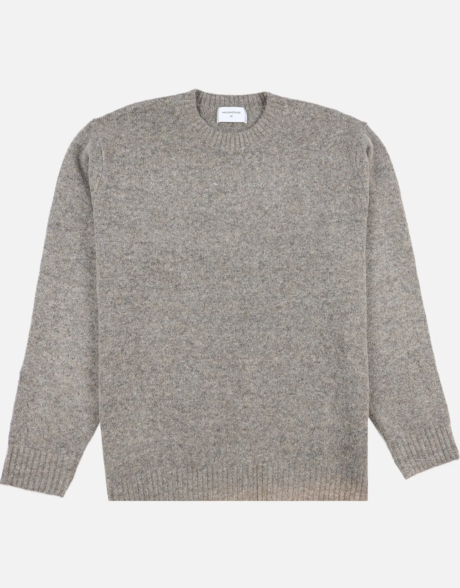 Melange Crew Neck Knit in Khaki