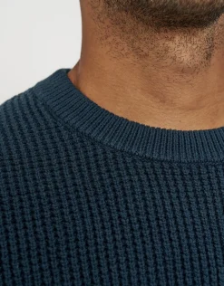Melange Crew Neck Knit in Sand
