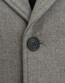 Melton Overcoat in Grey