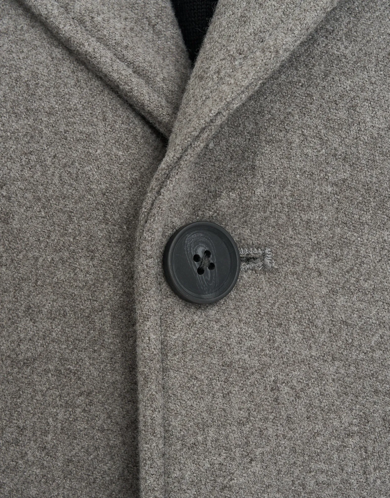 Melton Overcoat in Grey