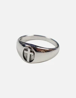 Merchant Signet Ring in Vintage Silver