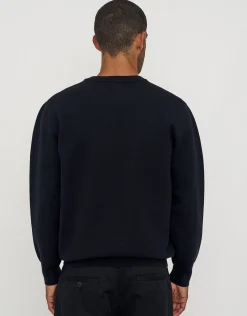 Milano Crew Neck Knit in Navy