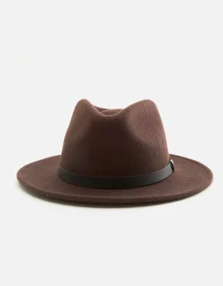 Milton Fedora in Brown