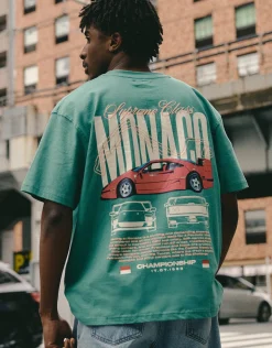 Monte Carlo Car Relaxed Fit T Shirt in Blanc