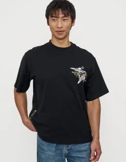 Naoshima Box Fit T Shirt in Black