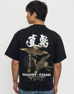 Naoshima Box Fit T Shirt in Snow