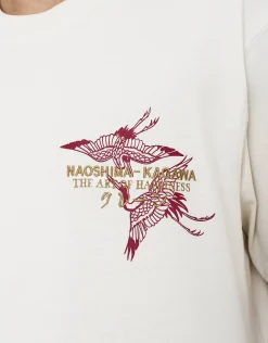 Naoshima Box Fit T Shirt in Snow