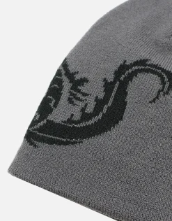 Noctra Skull Beanie in Black