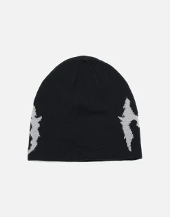Noctra Skull Beanie in Black