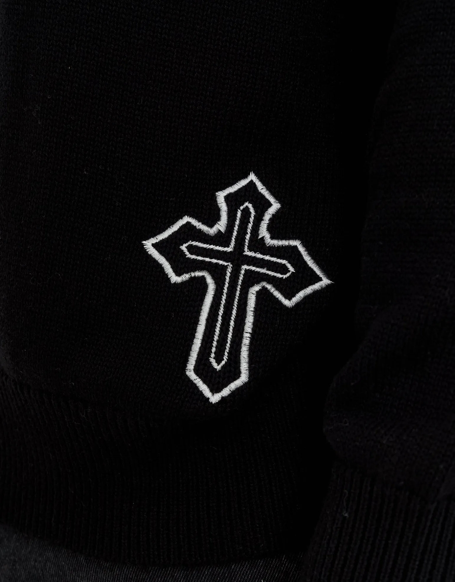 No Mercy Relaxed Knit Jumper in Black