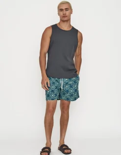 Nova Swim Shorts in Aegean Blue