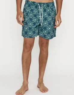 Nova Swim Shorts in Aegean Blue
