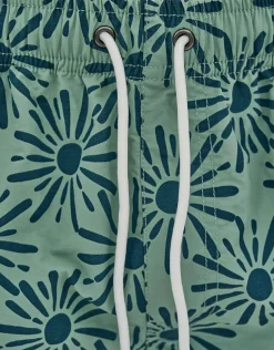 Nova Swim Shorts in Aegean Blue