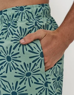 Nova Swim Shorts in Grantite Green