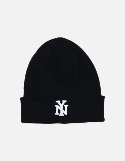 NY Beanie in Black