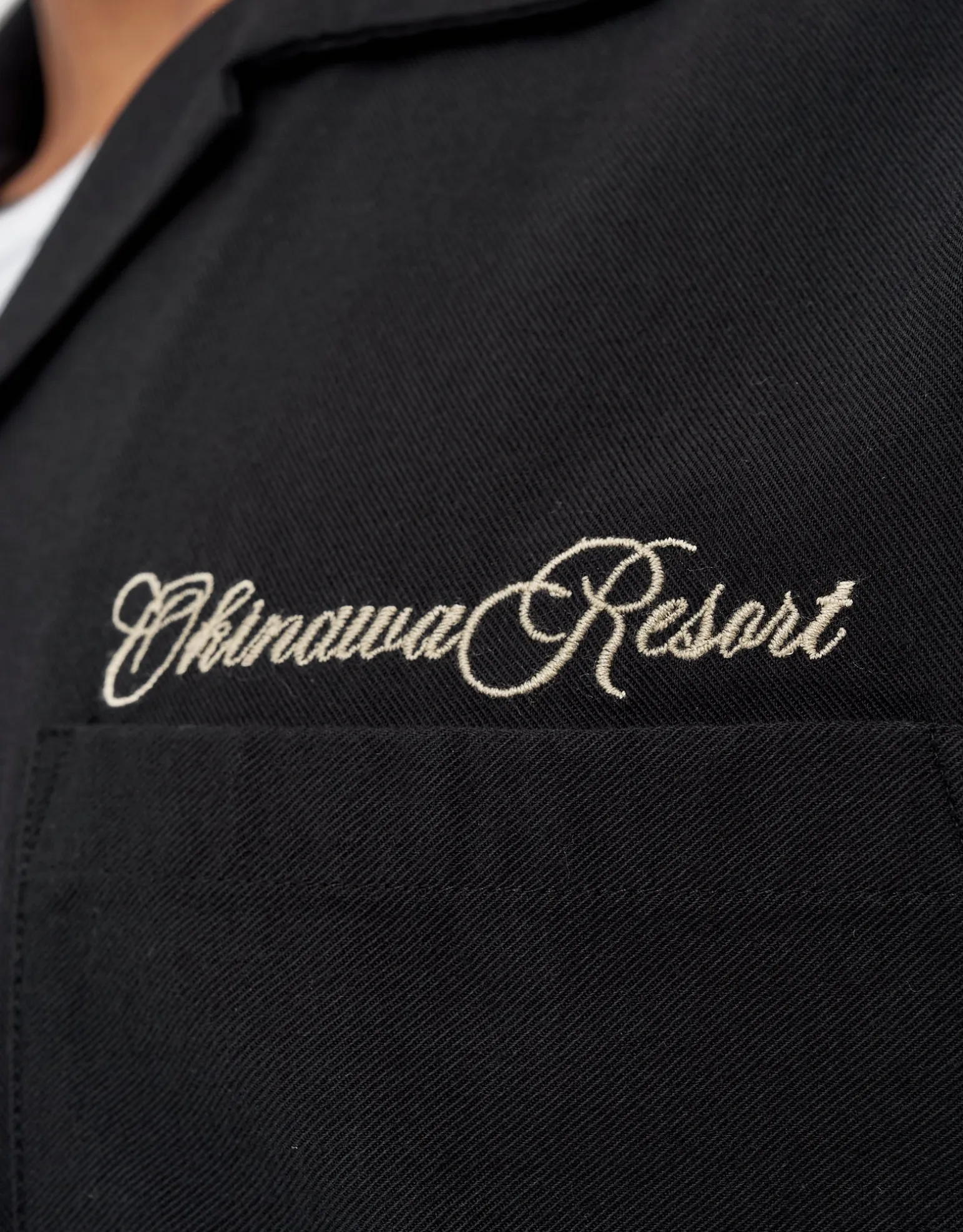 Okinawa Resort Short Sleeve Shirt in Cloud