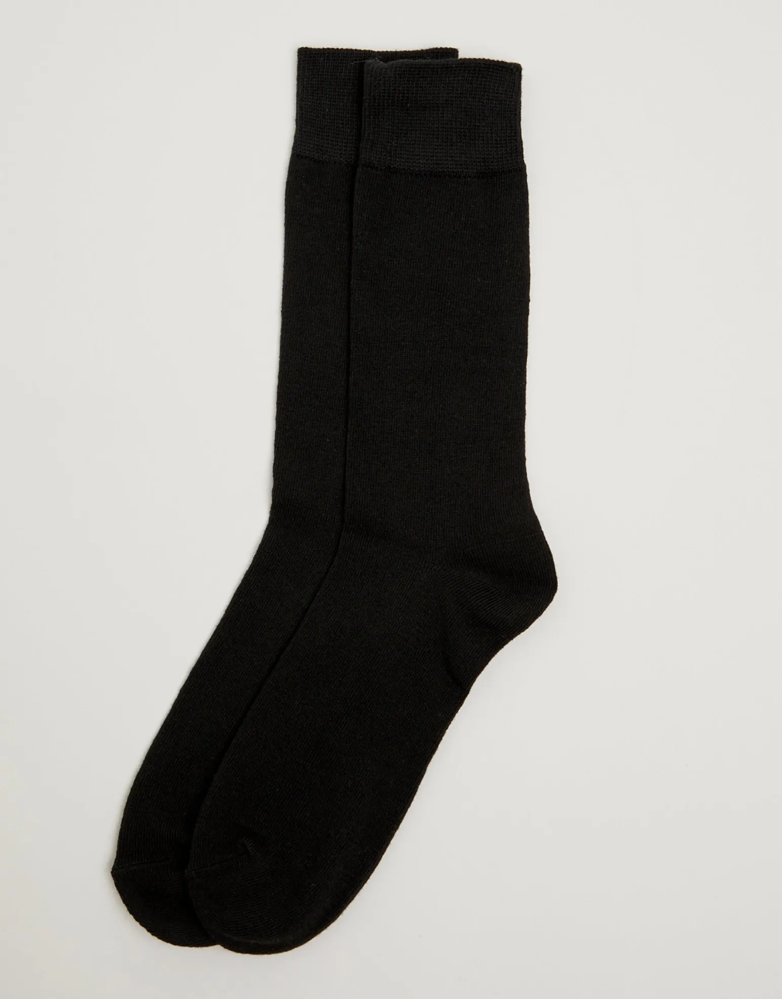 Organic Cotton Dress Socks in Black