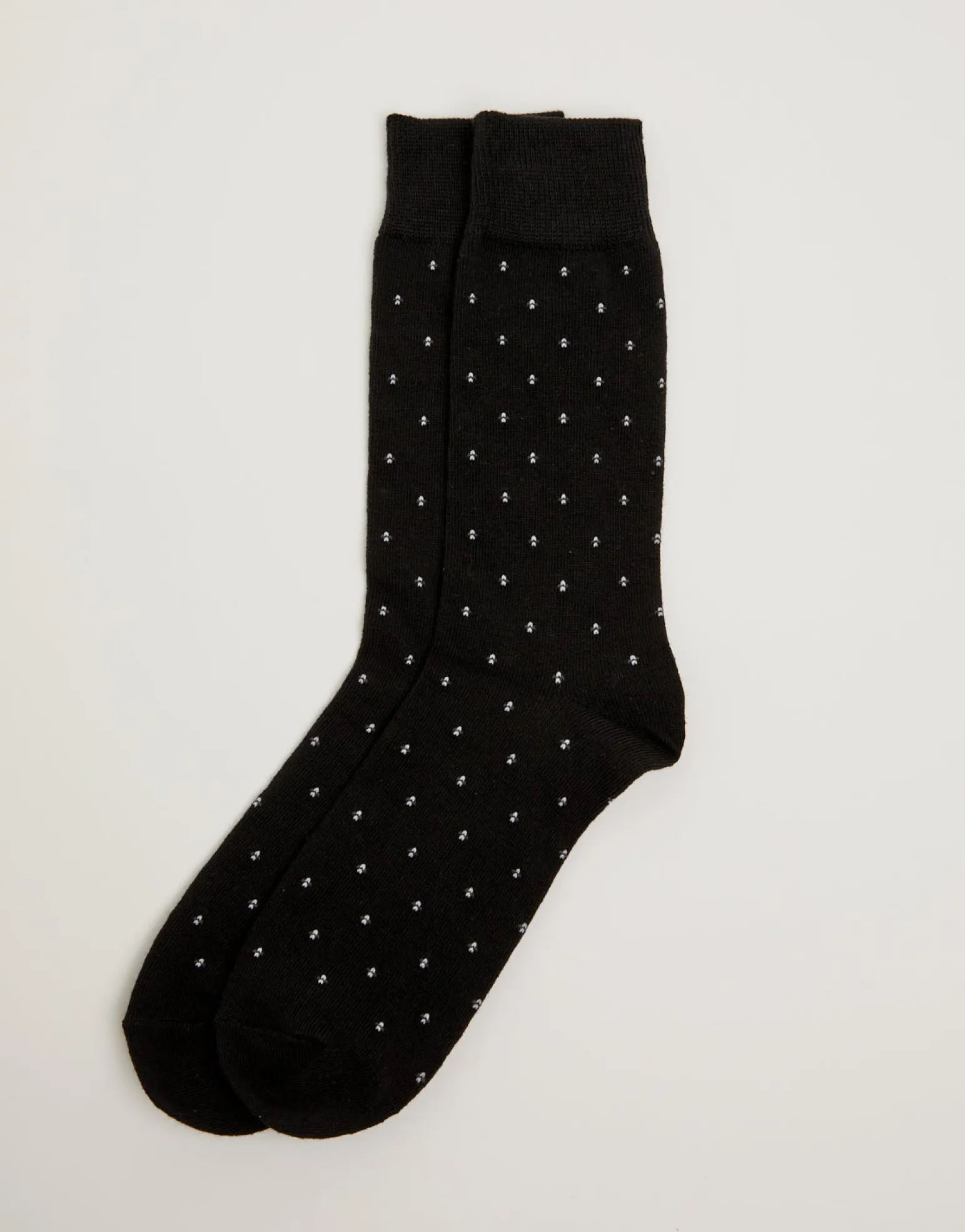 Organic Cotton Dress Socks in Black