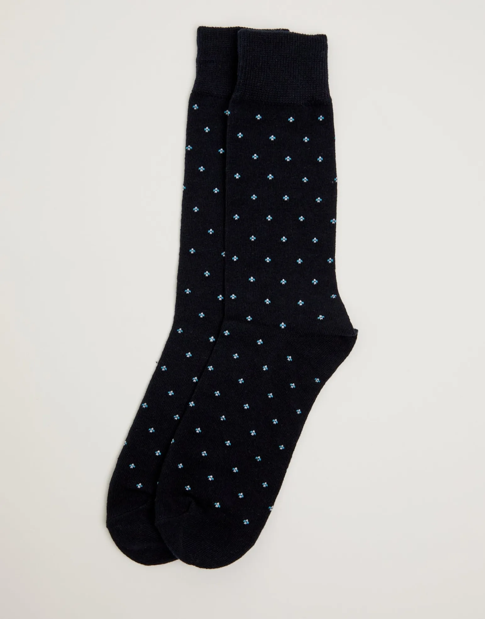 Organic Cotton Dress Socks in Black