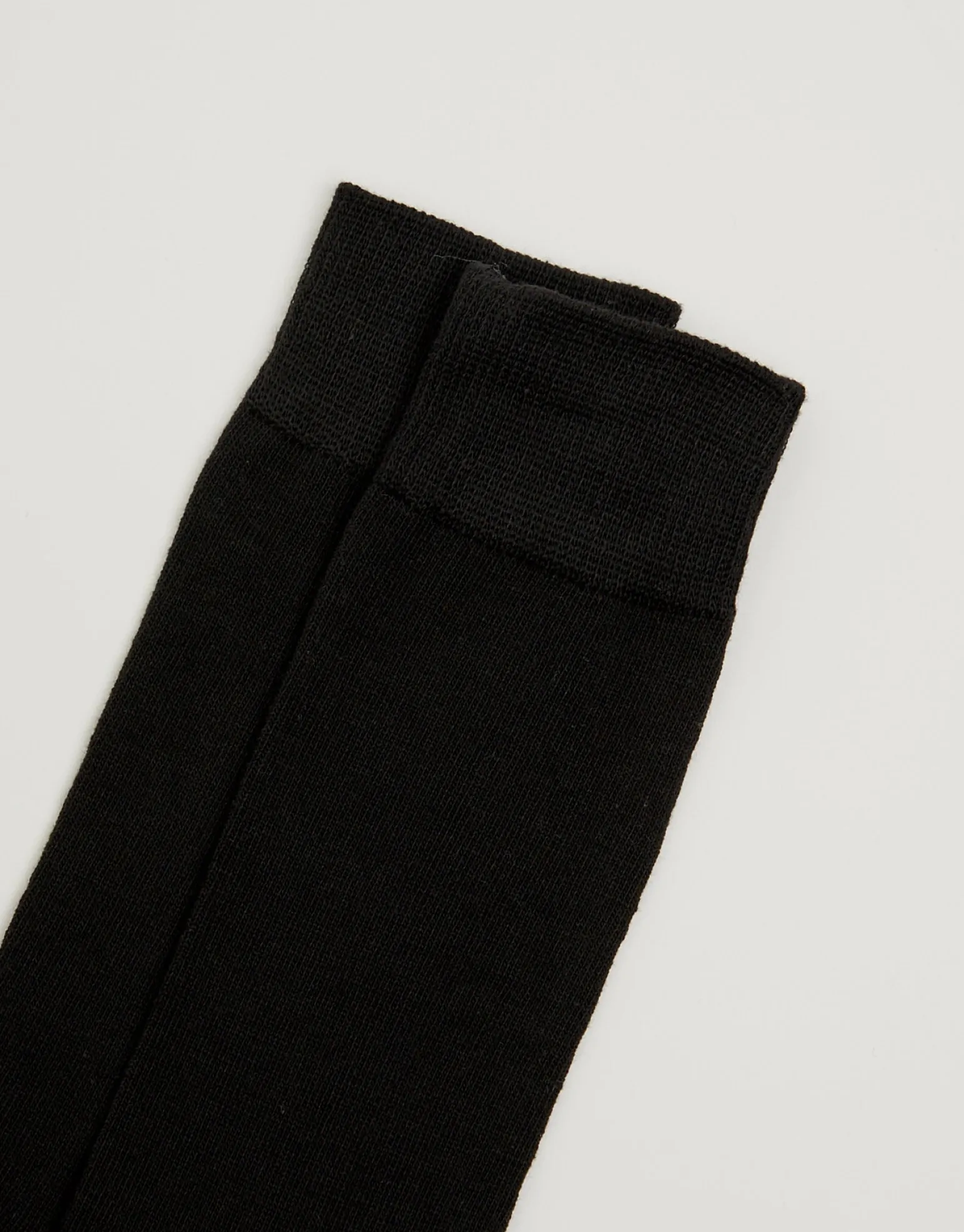 Organic Cotton Dress Socks in Black
