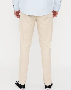 Organic Tapered Fit Chinos in Charcoal 002