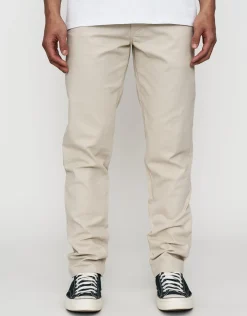 Organic Tapered Fit Chinos in Charcoal 002