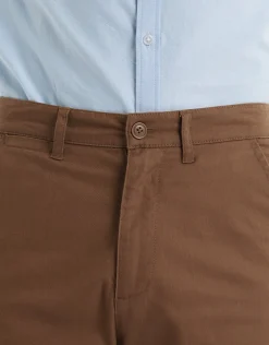 Organic Tapered Fit Chinos in Charcoal 002