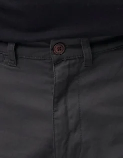 Organic Tapered Fit Chinos in Charcoal 002