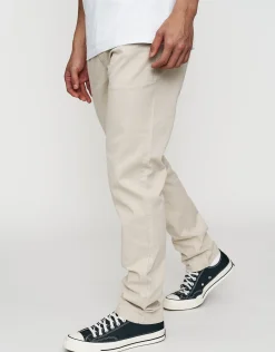 Organic Tapered Fit Chinos in Tan