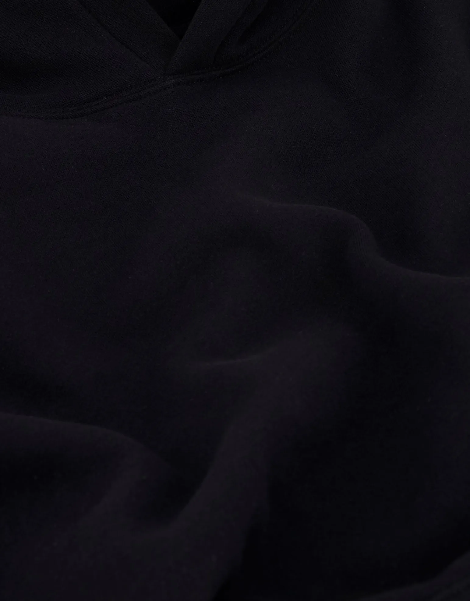 Oversized Heavyweight Plain Hoodie in Ivy