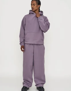 Oversized Heavyweight Plain Hoodie in Ivy