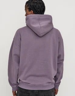Oversized Heavyweight Plain Hoodie in Black