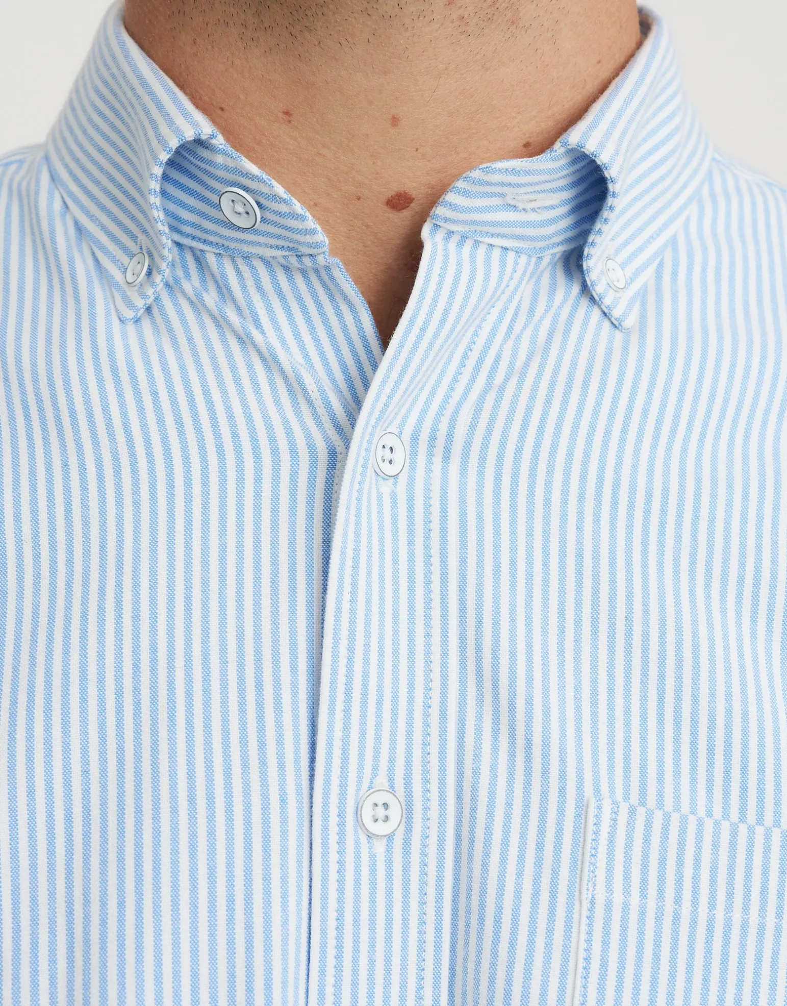 Oxford Stretch Long Sleeve Shirt in Black