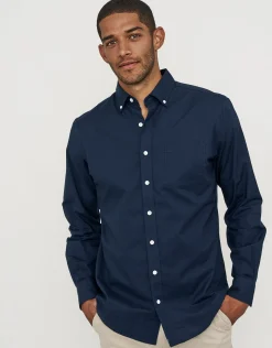 Oxford Stretch Long Sleeve Shirt in Sage
