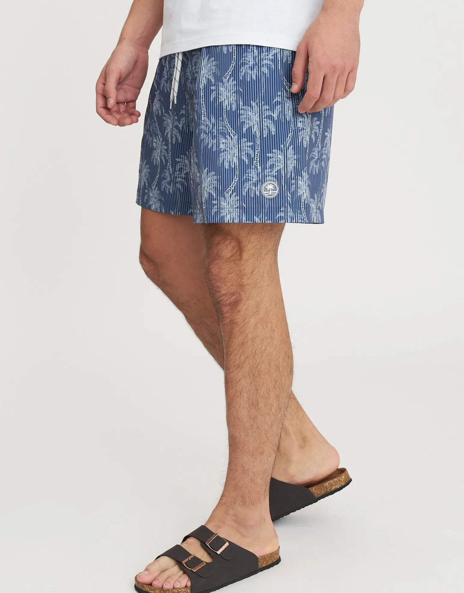 Palms Swim Shorts in Blue