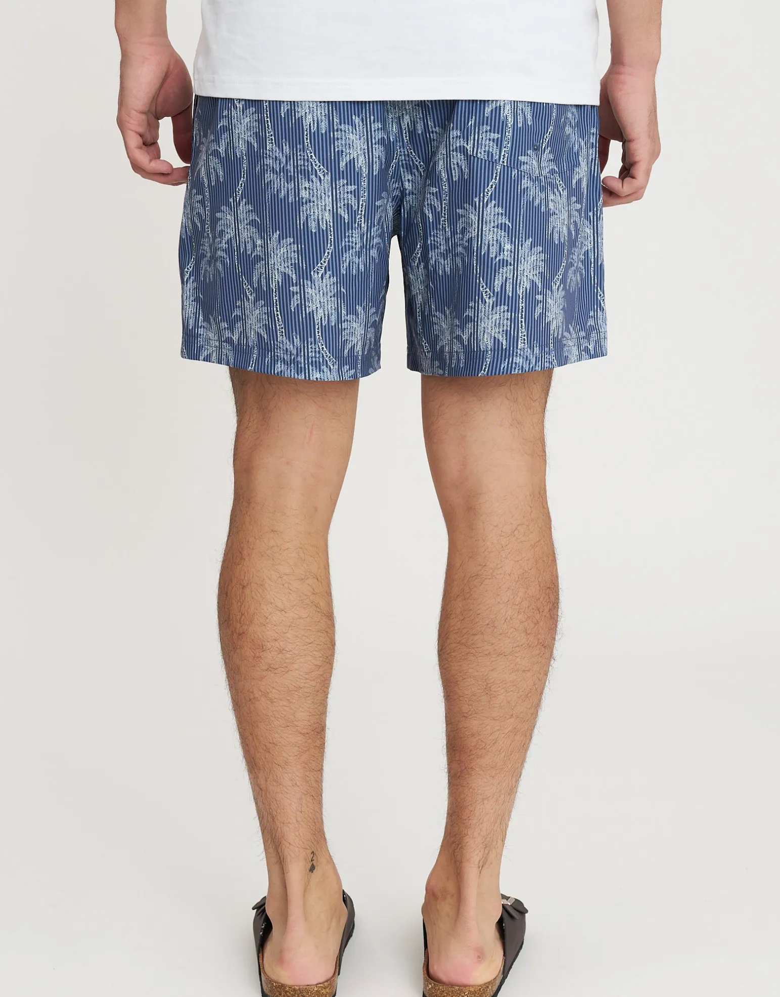 Palms Swim Shorts in Blue