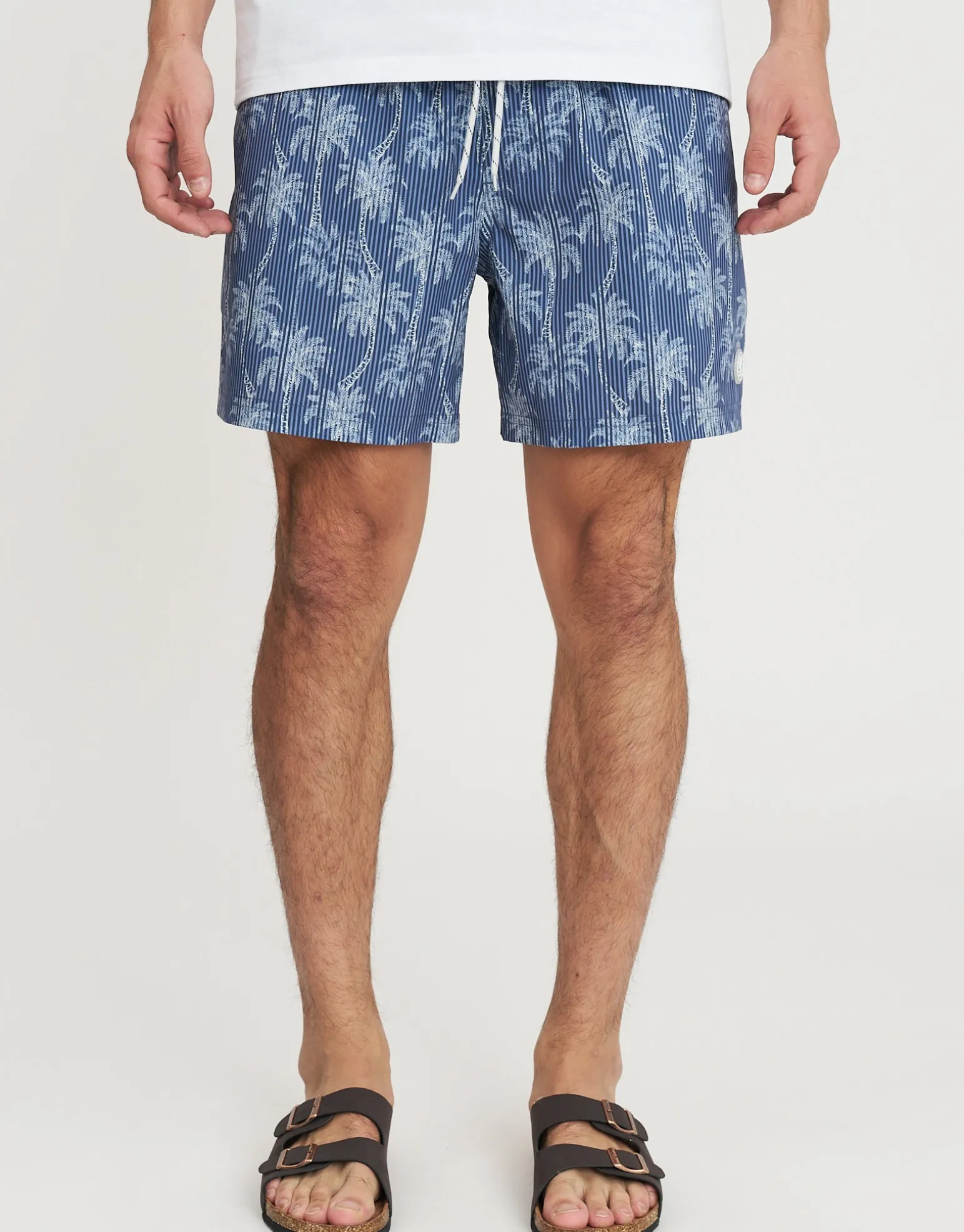 Palms Swim Shorts in Blue