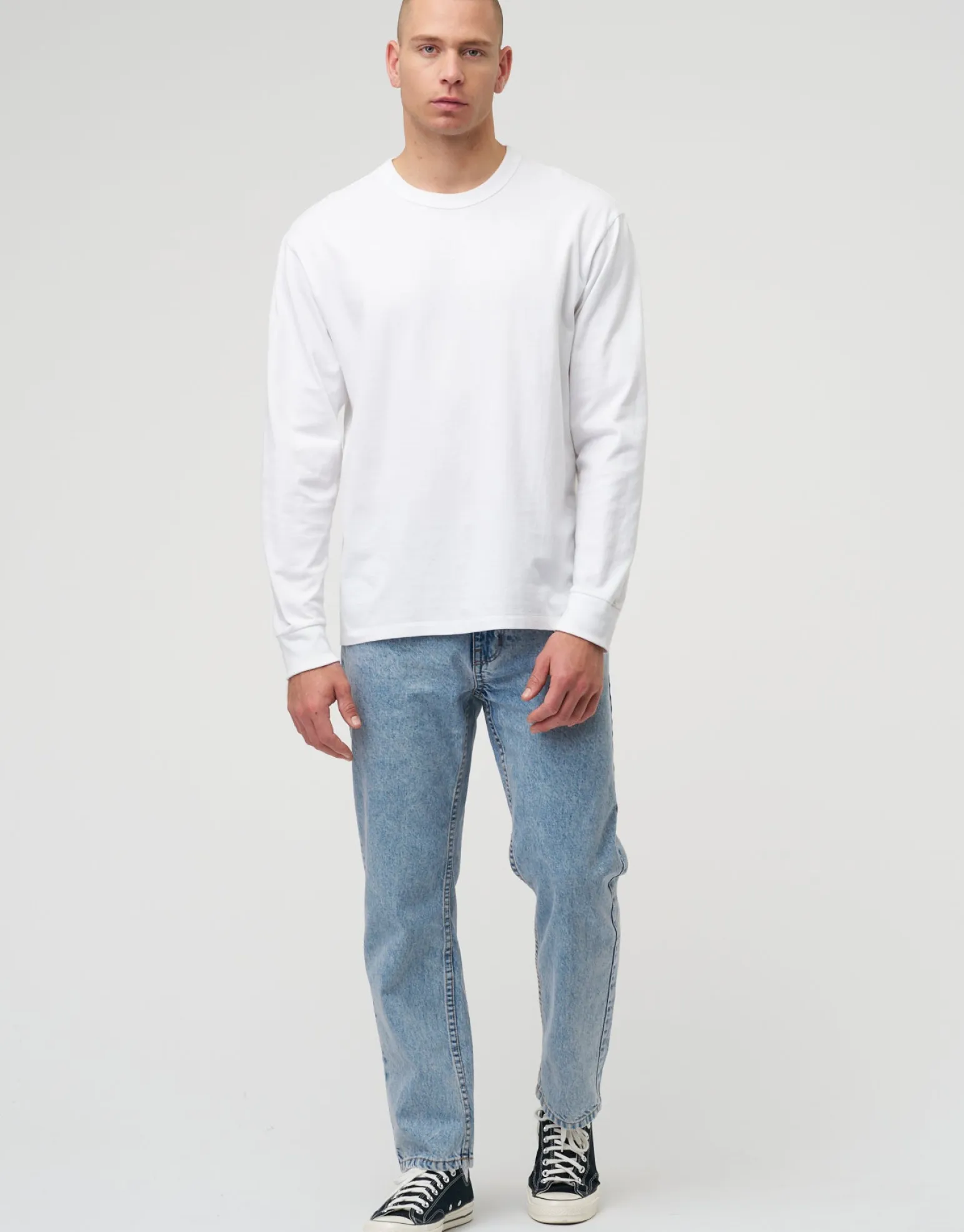 Perfect Long Sleeve T Shirt in Blue