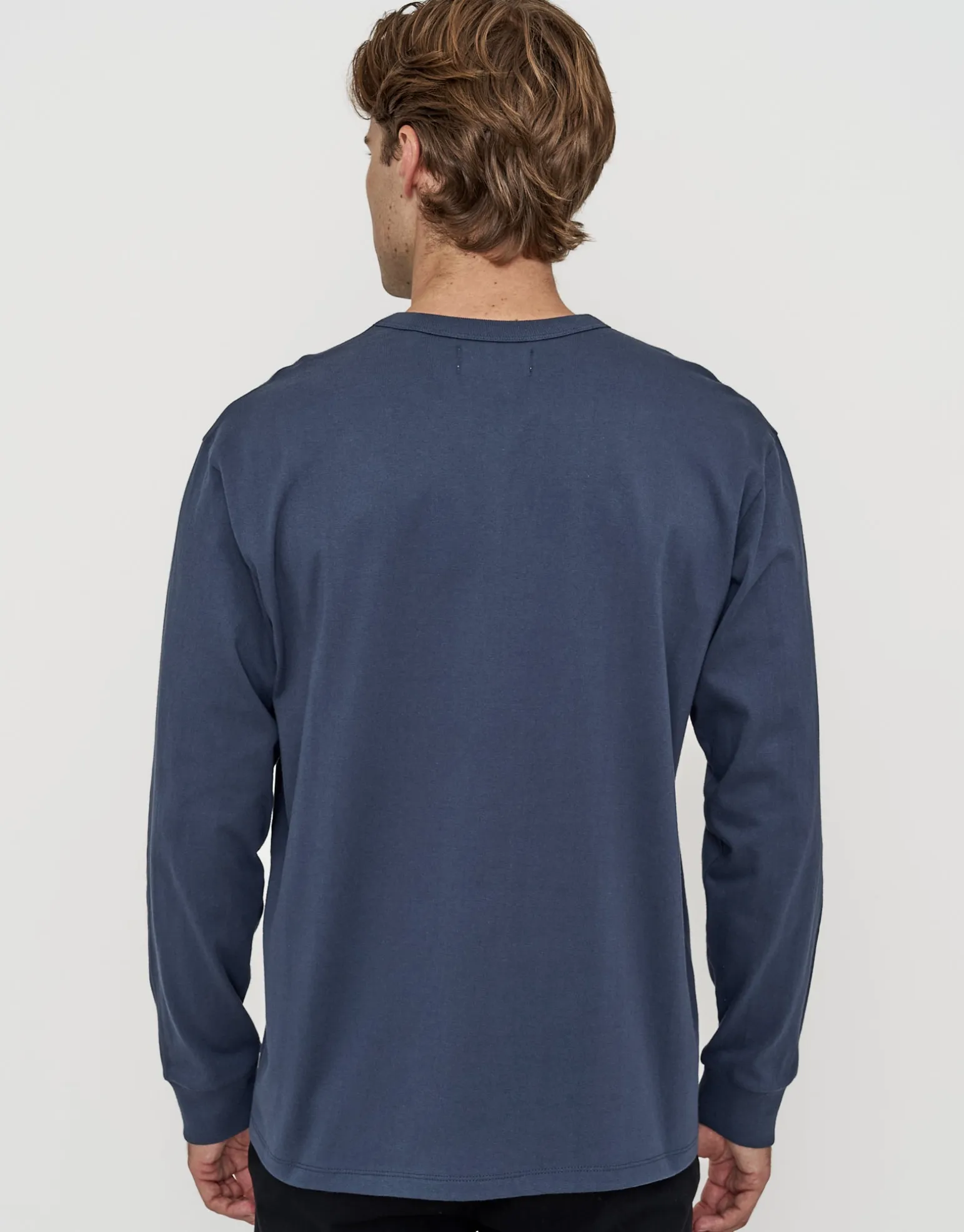 Perfect Long Sleeve T Shirt in Blue