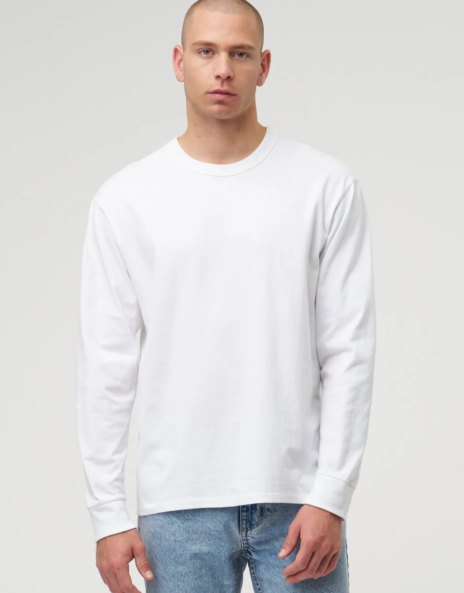 Perfect Long Sleeve T Shirt in Blue