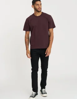 Perfect Relaxed Fit T Shirt in Solid Black